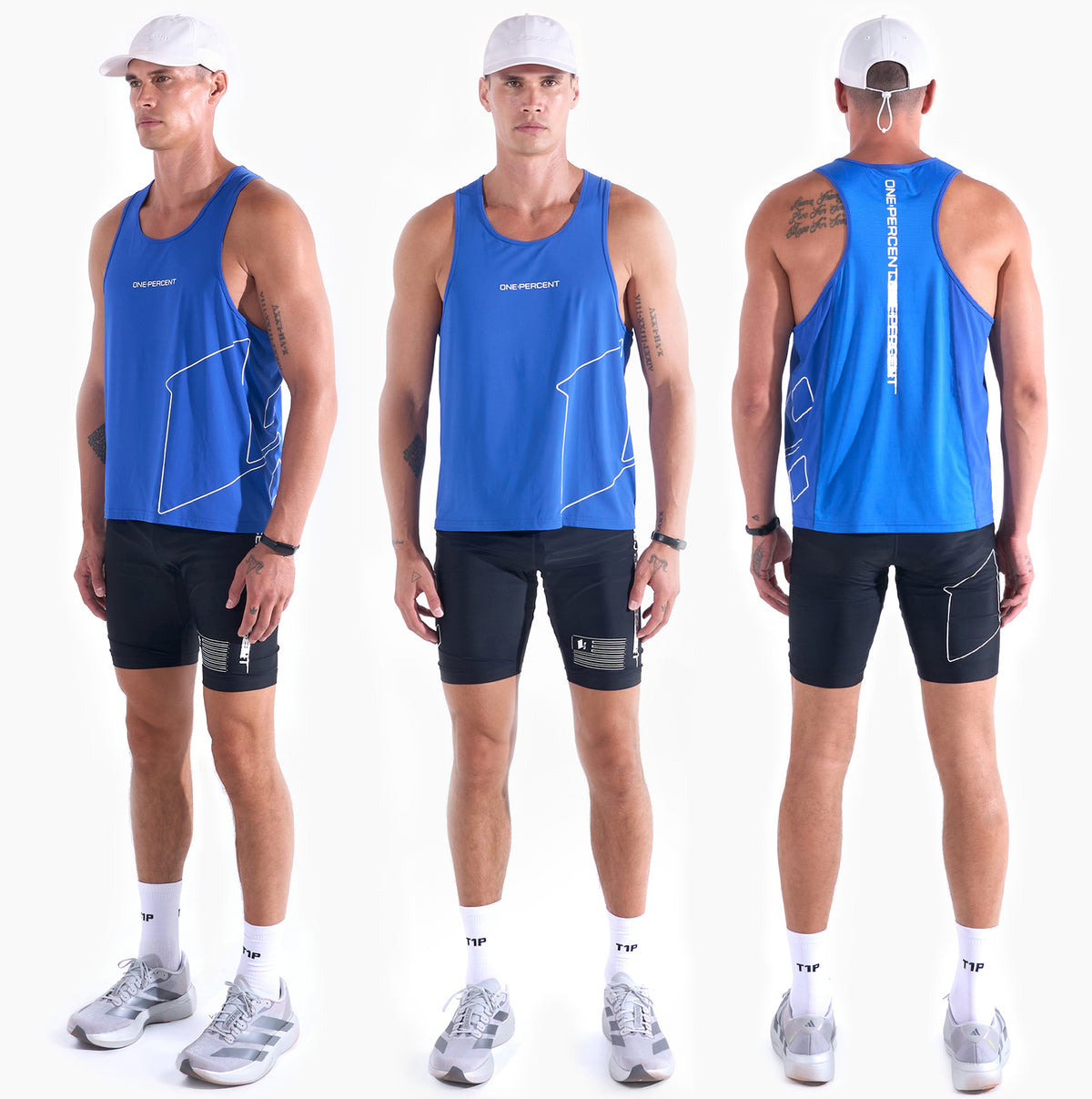 RACING CAP WHITE — pin stage